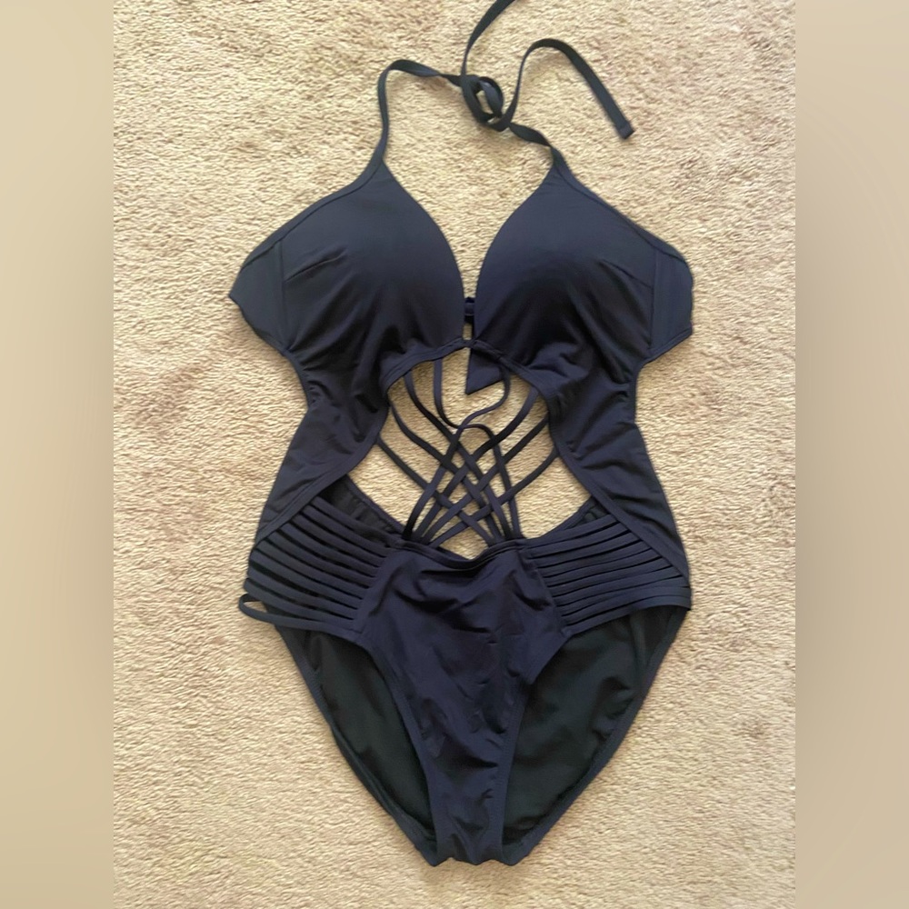 NWOT Keneth Cole Black Bathing Suit